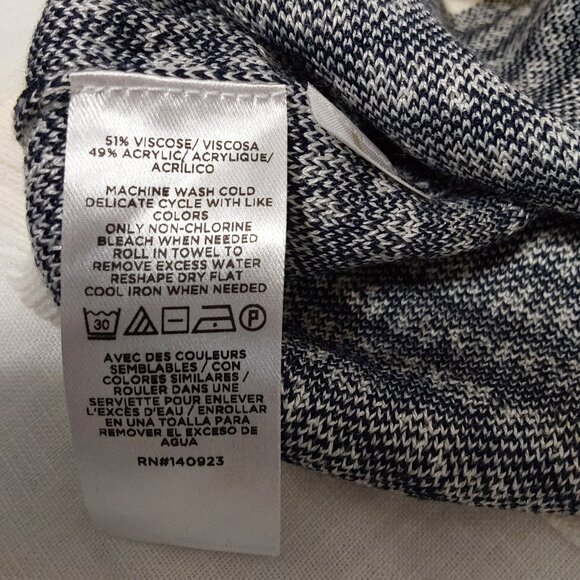 Loft Heart Dot Mixed Pattern Crewneck Sweater NWOT Sz M - Picture 4 of 4